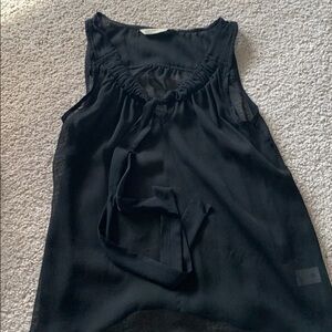 Old navy sheer black top